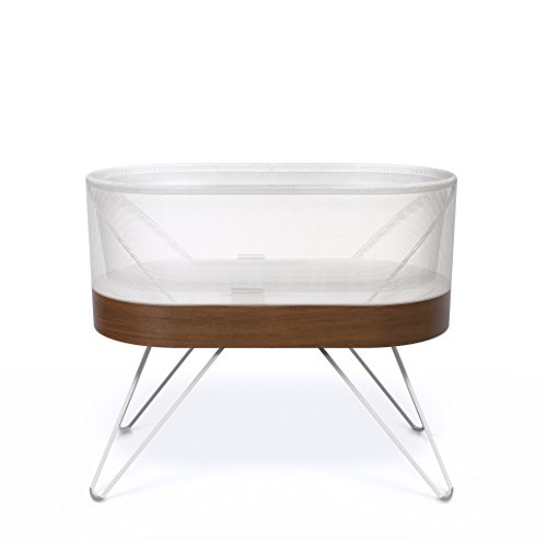 SNOO Smart Sleeper Baby Bassinet – Bedside Crib with Automatic Rocking Motions and Soothing White Noise – Ideal for Newborn Babies to 6 Months – Natural Sleep Training