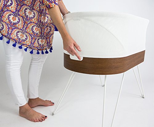 SNOO Smart Sleeper Baby Bassinet - Bedside Crib with Automatic Rocking Motions and Soothing White Noise - Ideal for Newborn Babies to 6 Months - Natural Sleep Training