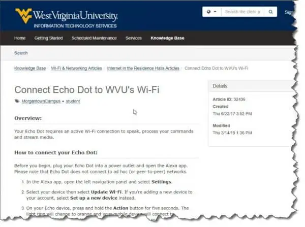 Connect Echo and Google to College Wifi