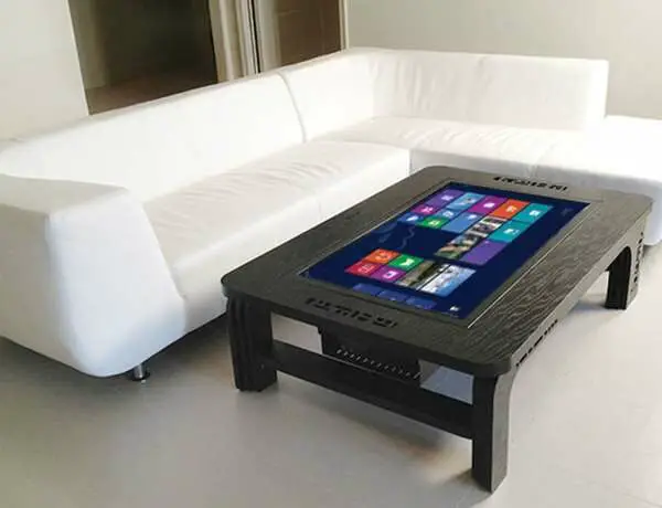 Smart Home Furniture 17 Ultra Modern, Digital Coffee Table Hammacher Schlemmer