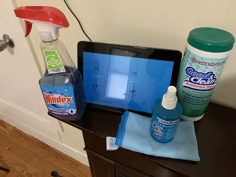 how to sanitize clean alexa speakers
