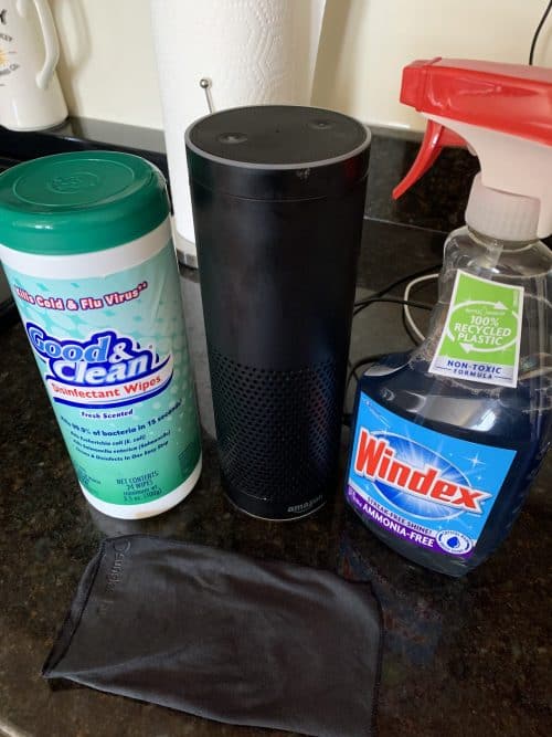 how to sanitize amazon echo