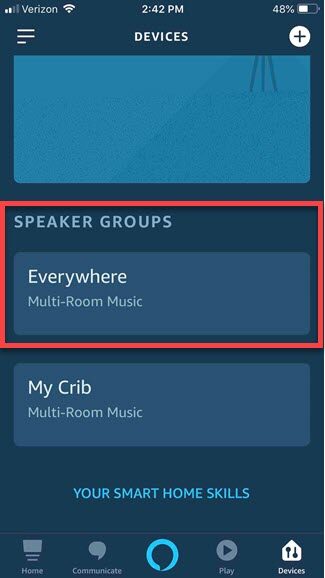 alexa multi room music speaker groups