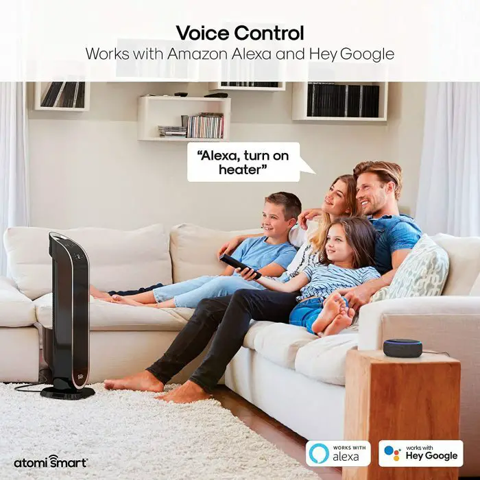 atomi smart heater with alexa