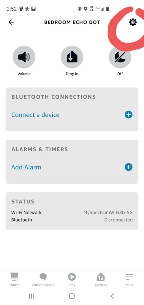 step 4 select device settings