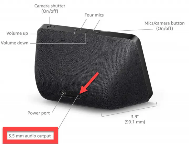 echo show 5 audio jack