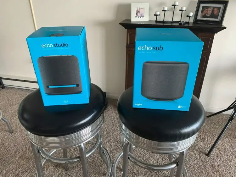 my echo studio vs echo sub boxes