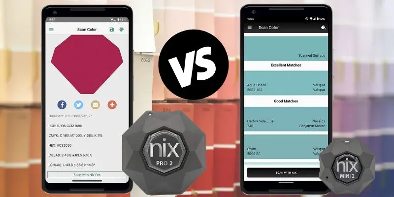 Nix Pro 2 vs Nix Mini