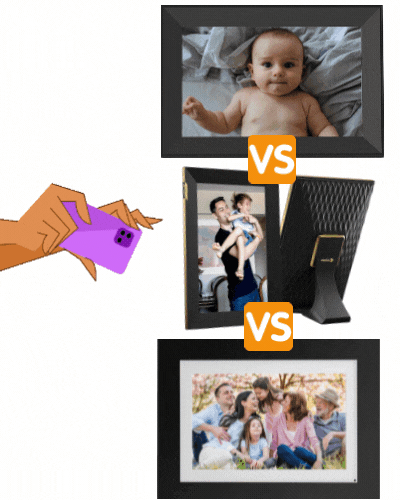 aura vs nixplay vs brookstone digital frame