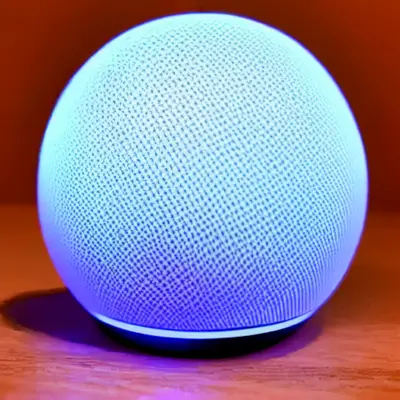 why is echo dot blue