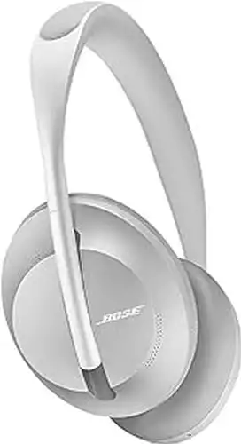 Bose Headphones 700, Noise Cancelling Bluetooth Over-Ear Wireless Headphones with Built-In Microphone for Clear Calls and Alexa Voice Control, Silver Luxe