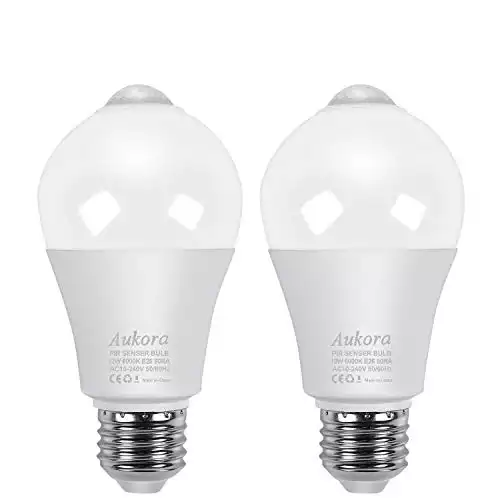 Aukora Motion Sensor Bulbs