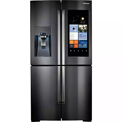 Black Stainless 4 Door Family Hub Counter Depth Refrigerator