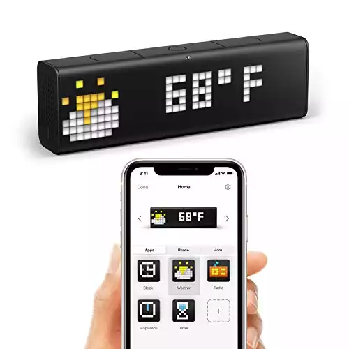 best smart home gifts lametric time wi-fi clock