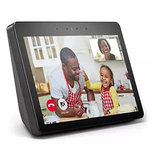 Echo Show (2nd Gen) | Premium 10.1 HD smart display with Alexa stay connected with video calling - Charcoal