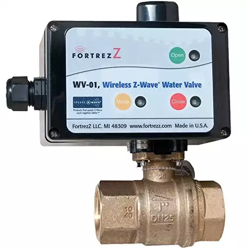 Wireless Z-Wave Water Valve 1 inch; Cert ID: ZC08-13040028