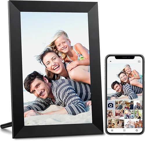 AEEZO 10.1 Inch WiFi Digital Picture Frame, IPS Touch Screen