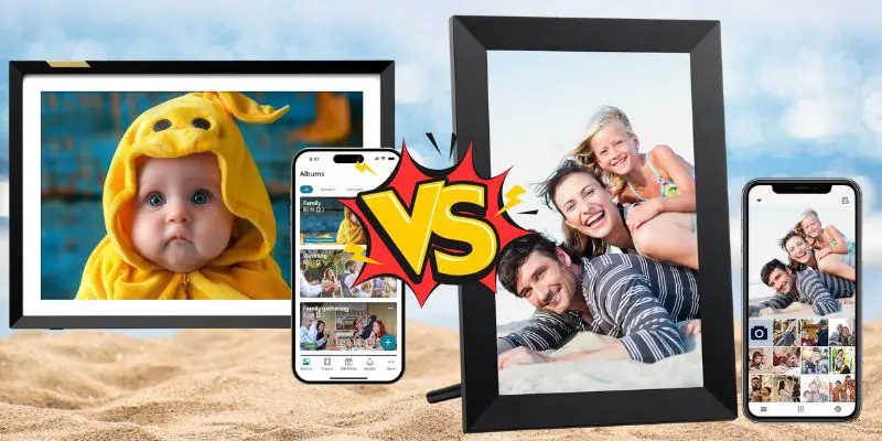 nixplay vs aeezo digital photo frames