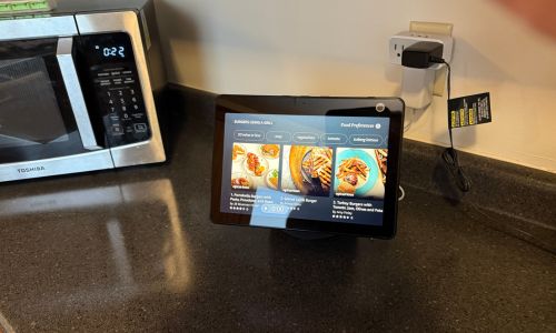 echo show 10 on my kitchen counter