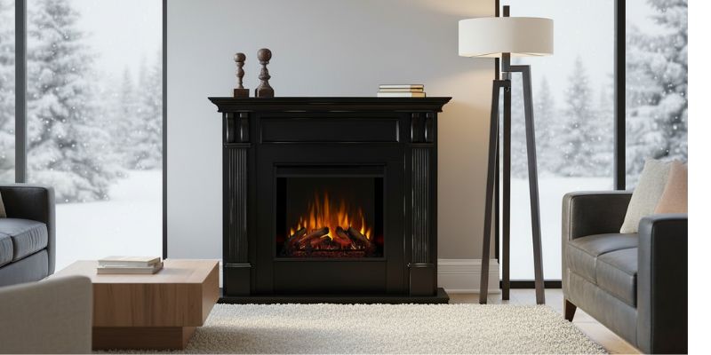 best electric fireplaces with mantles