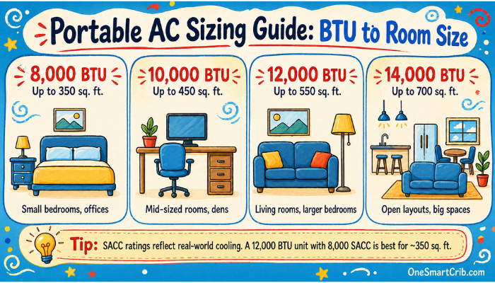 best smart portable acs sizing guide