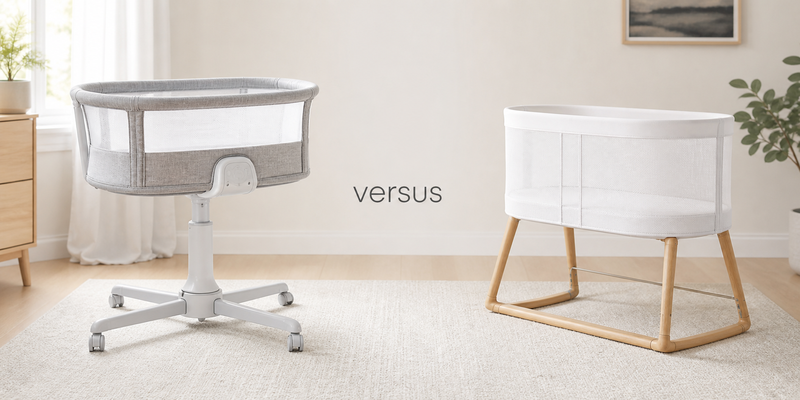 Halo vs BabyBjorn versus banner with both bassinets