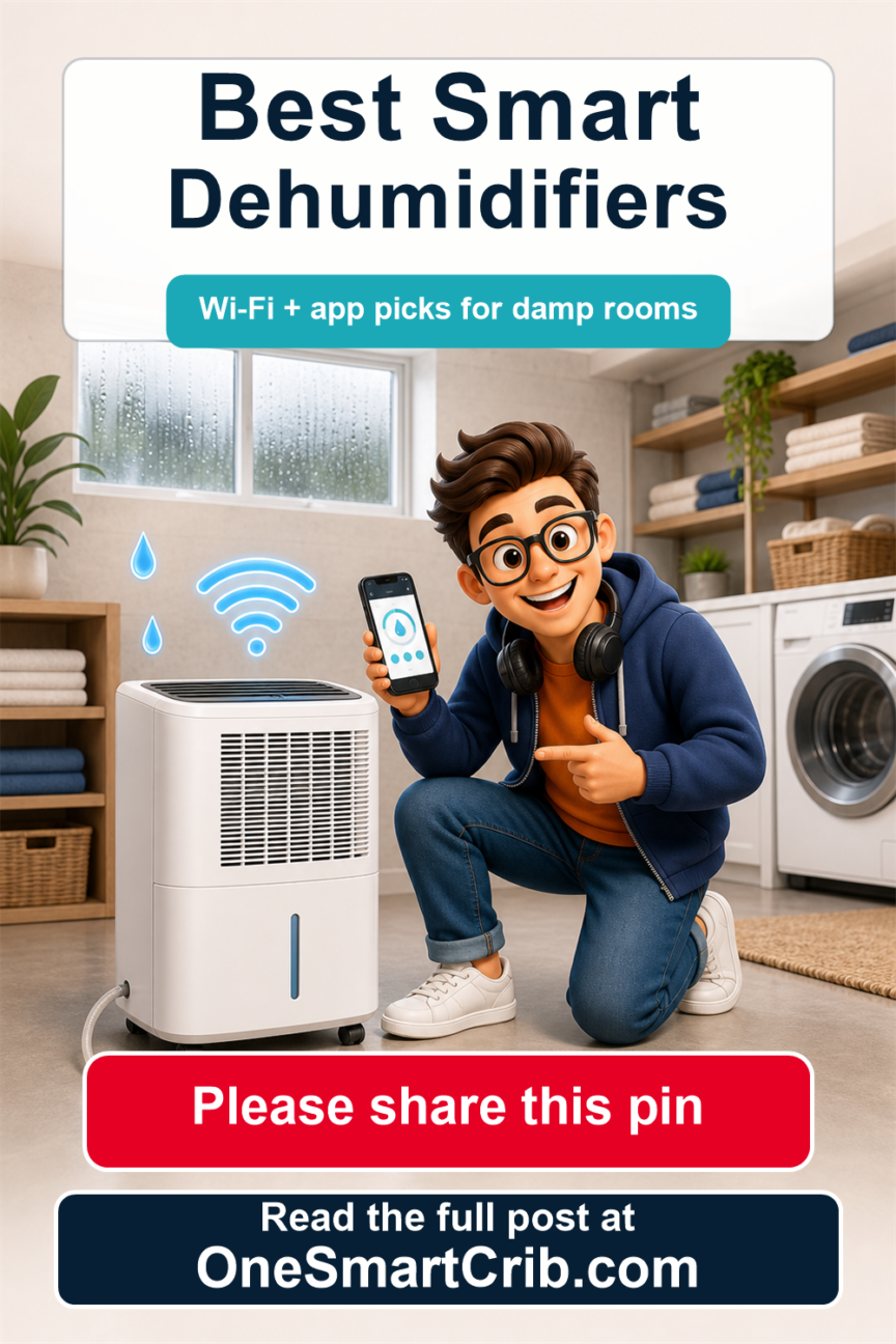 5 Best Smart Dehumidifiers (2026): Wi-Fi + App Picks