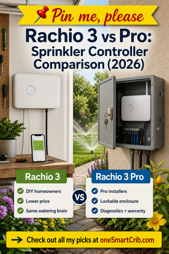 Rachio 3 vs Pro buyer guide pin