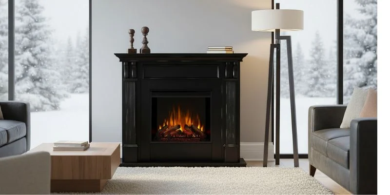 best electric fireplaces with mantles