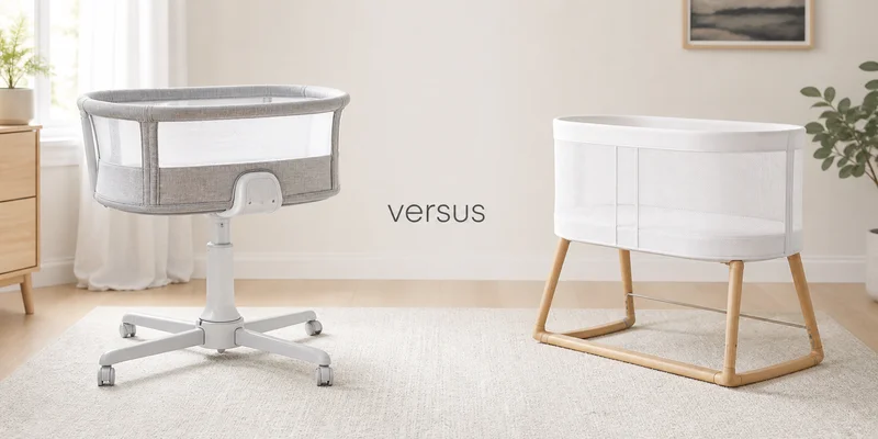 Halo vs BabyBjorn versus banner with both bassinets